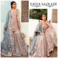 FAIZA SAQLAIN NET UNSTITCHED EMB GHARARA SUIT