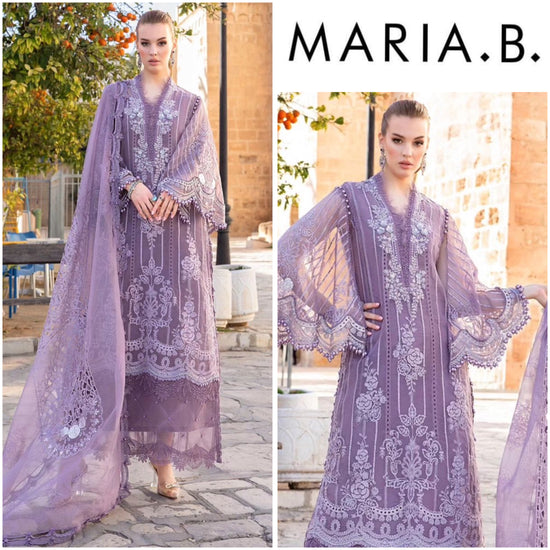 MARIA.B ORGANZA UNSTITCHED EMB 3PC