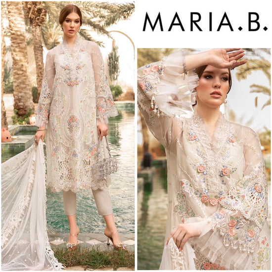 MARIA.B LAWN UNSTITCHED EMB 3PC