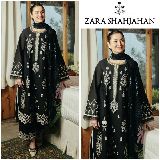 ZARA SHAHJAHAH LAWN UNSTITCHED EMB 3PC