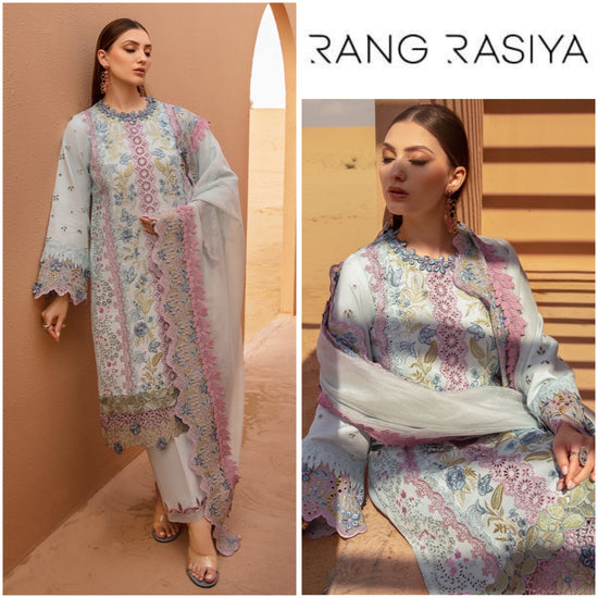 RANG RASIYA LAWN UNSTITCHED EMB 3PC