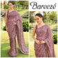 BAREEZA CHIFFON UNSTITCHED EMB SAREE