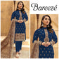 BAREEZE DHANAK UNSTITCHED EMB 3PC