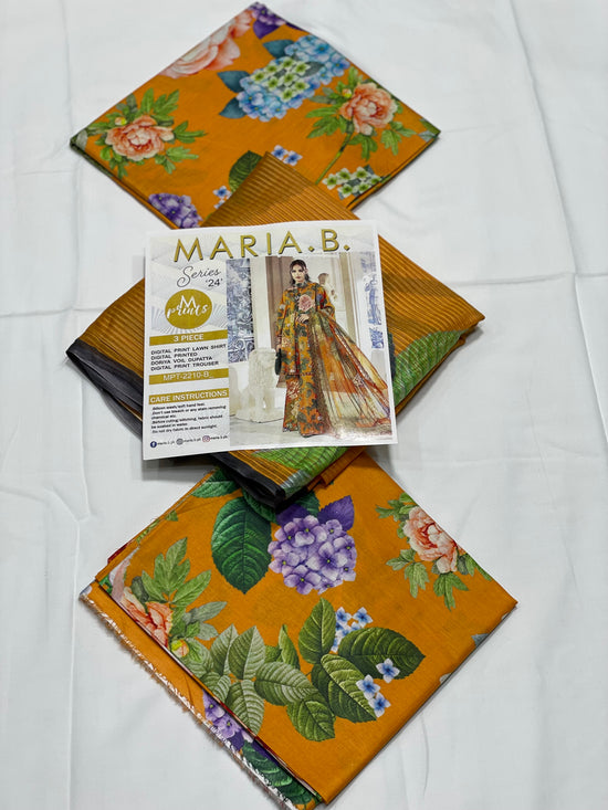 MARIA.B LAWN PRINTED UNSTICH 3PC