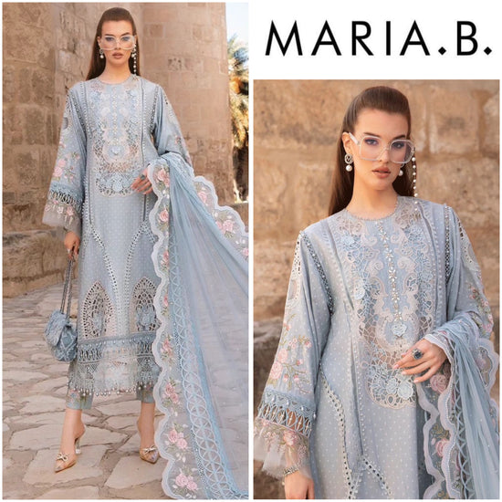 MARIA.B LAWN UNSTITCHED EMB 3PC