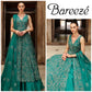 BAREEZA CHIFFON UNSTITCHED EMB SUIT