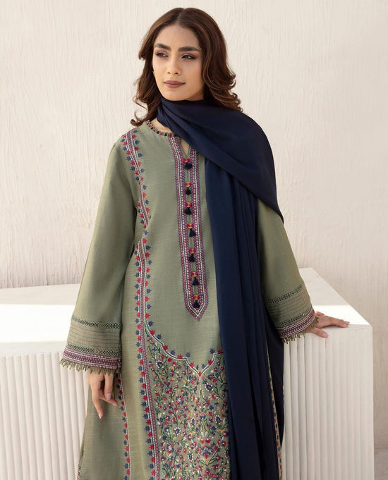 JAZMIN KHADDAR UNSTITCHED EMB 3PC