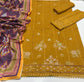 JAZMIN DHANAK UNSTITCHED EMB 3PC