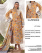 SAPPHIRE KARANDI PRINTED UNSTICHED 3PC