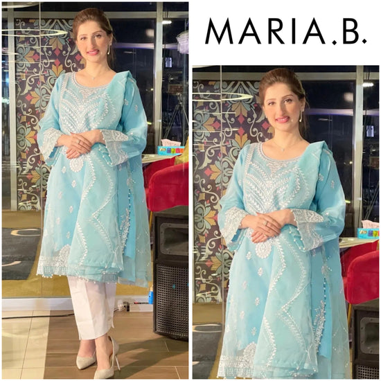 MARIA.B LAWN UNSTITCHED EMB 3PC