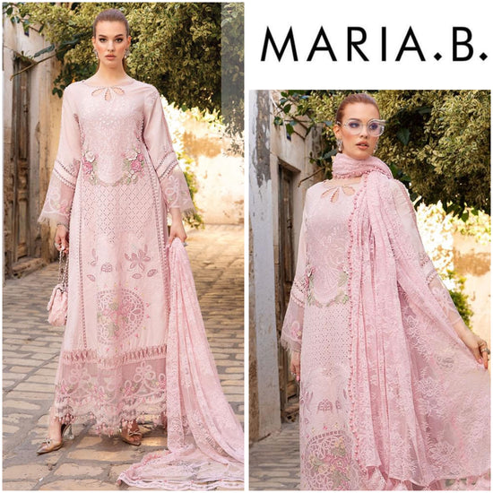 MARIA.B LAWN UNSTITCHED EMB 3PC