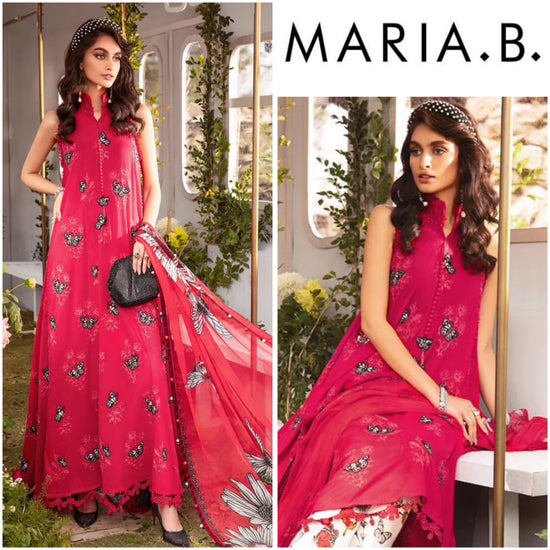 MARIA.B LAWN PRINTED UNSTICH 3PC