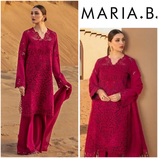 MARIA.B LAWN UNSTITCHED EMB 3PC