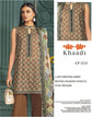 KHAADI LAWN PRINTED UNSTICH 3PC