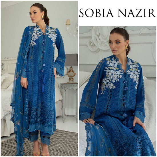 SOBIA NAZIR LAWN UNSTITCHED EMB 3PC