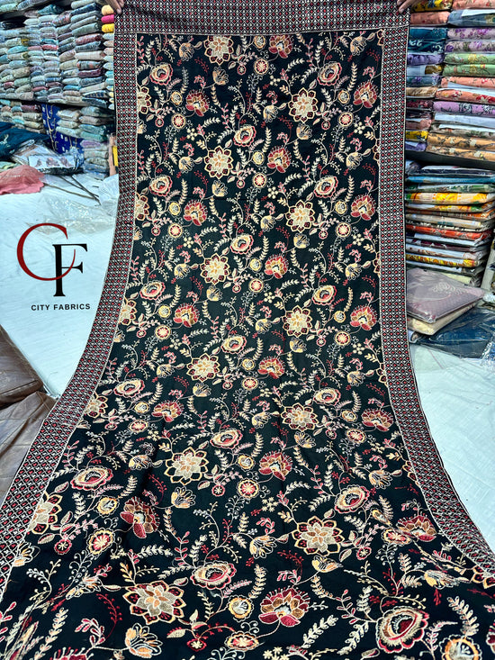 CITY FABRICS KARANDI EMB SHAWL