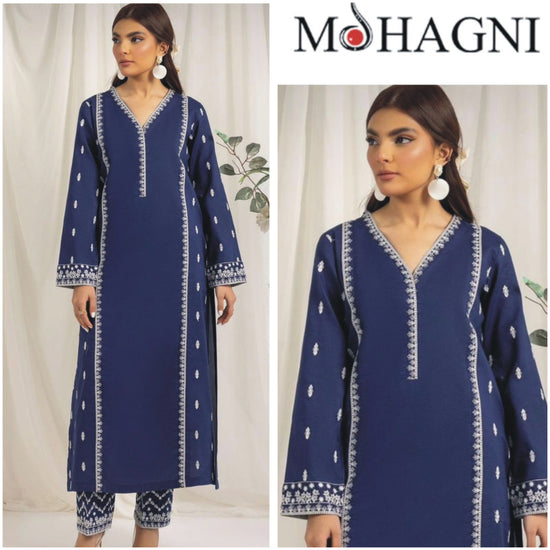 MOHAGNI LAWN UNSTITCHED EMB 2PC