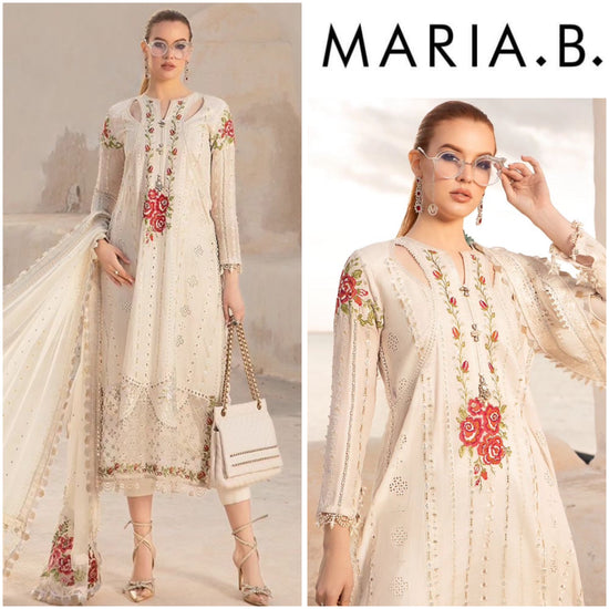 MARIA.B LAWN UNSTITCHED EMB 3PC