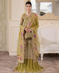 KANWAL MALIK ORGANZA UNSTITCHED EMB SUIT