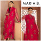 MARIA.B ORGANZA UNSTITCHED EMB 2PC