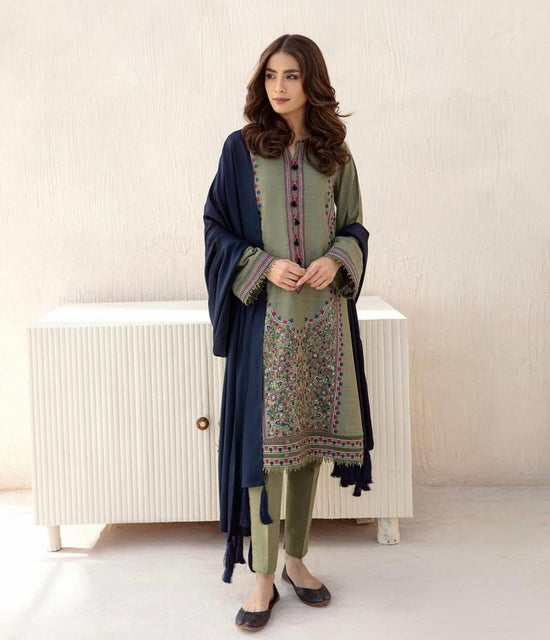 JAZMIN KHADDAR UNSTITCHED EMB 3PC