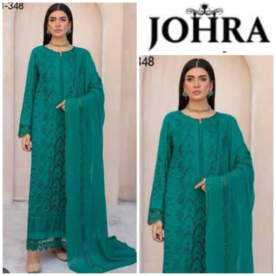 JOHRA LAWN UNSTITCHED EMB 3PC