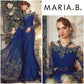 MARIA.B CHIFFON UNSTITCHED EMB SAREE