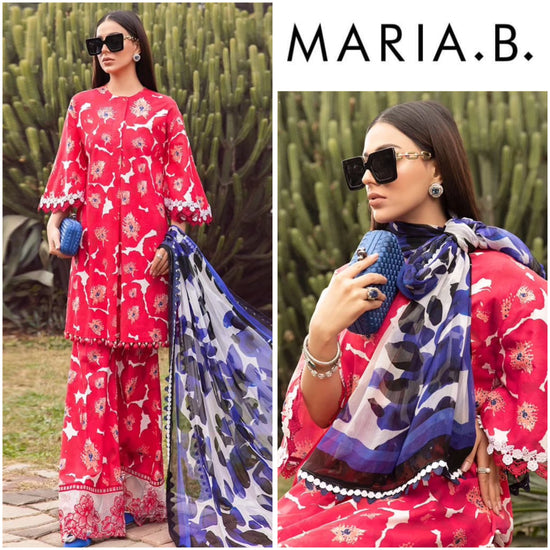 MARIA.B LAWN PRINTED UNSTICH 3PC