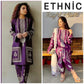 ETHNIC LINEN UNSTITCHED EMB 2PC