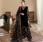 ZARA SHAHJAHAN VELVET UNSTITCHED EMB 3PC