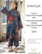 BAROQUE KARANDI PRINTED UNSTICHED 3PC