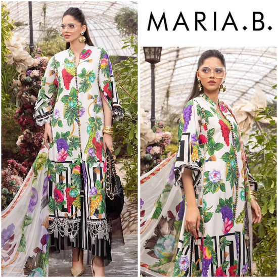 MARIA.B LAWN PRINTED UNSTICH 3PC