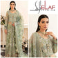 ELAF ORGANZA UNSTITCHED EMB SUIT