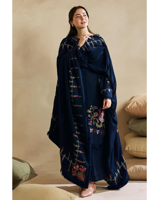 ZARA SHAHJAHAN KHADDAR UNSTITCHED EMB 3PC