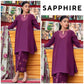 SAPPHIRE DHANAK UNSTITCHED EMB 3PC