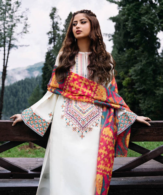 ZARA SHAHJAHAN DHANAK UNSTITCHED EMB 3PC