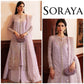 SORAYA ORGANZA UNSTITCHED EMB SUIT