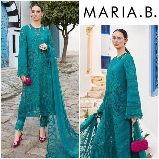 MARIA.B LAWN UNSTITCHED EMB 3PC