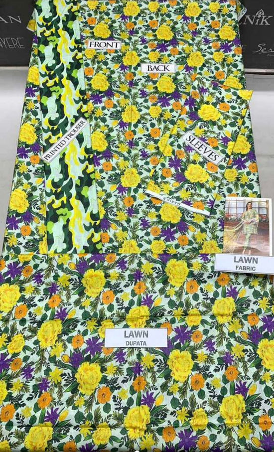 LAWN DIGITAL PRINTED 3PIECE