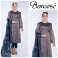 BAREEZA KHAADI NET UNSTITCHED EMB SUIT