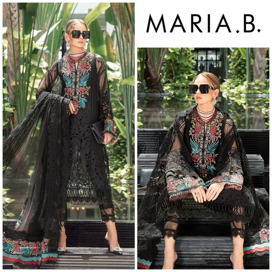 MARIA.B LAWN UNSTITCHED EMB 3PC