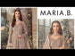 MARIA.B ORGANZA UNSTITCHED EMB MAXI