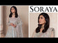 SORAYA ORGANZA UNSTITCHED EMB MAXI