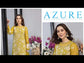 AZURE LAWN UNSTITCHED EMB 3PC