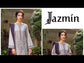 JAZMIN LINEN UNSTITCHED EMB 3PC