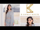 KANWAL MALIK ORGANZA UNSTITCHED EMB SUIT