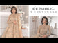 REPUBLIC NET UNSTITCHED EMB MAXI