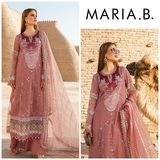 MARIA.B LAWN UNSTITCHED EMB 3PC