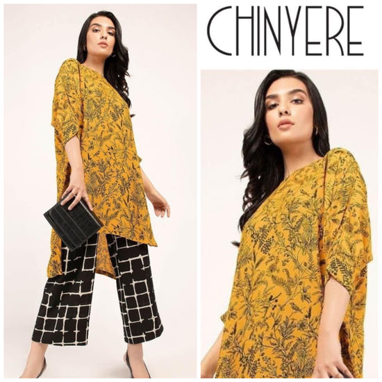 CHINYERE LAWN UNSTICH EMBROIDERED 2-PIC