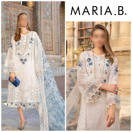 MARIA B LAWN UNSTITCH EMB 3PC